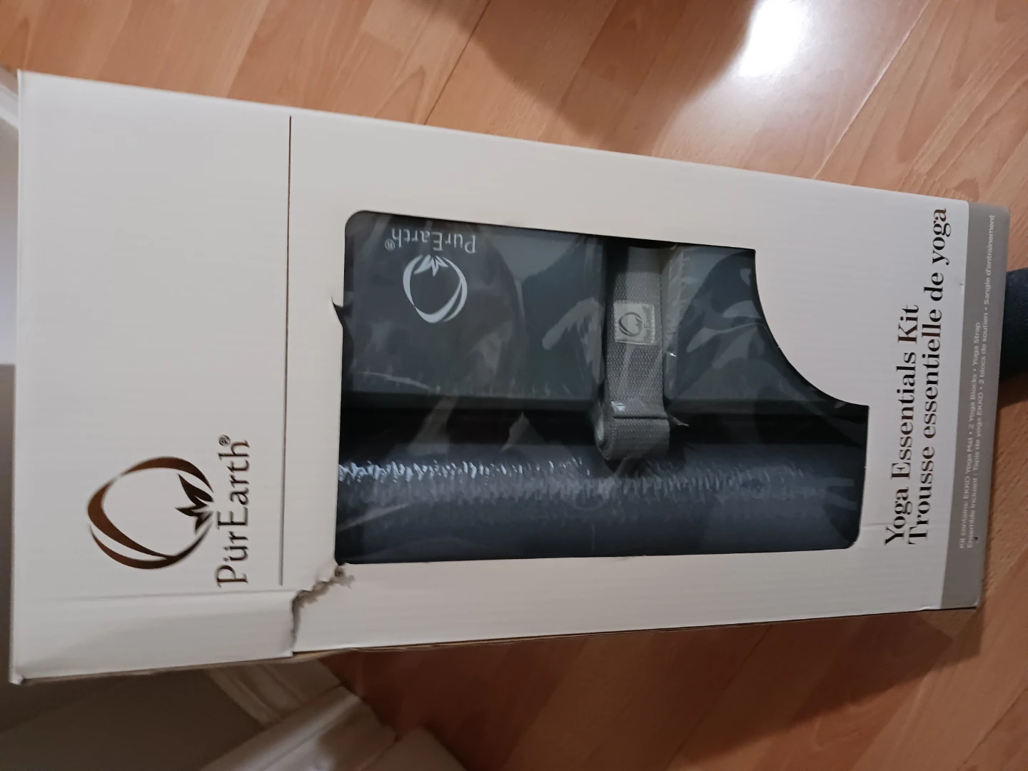 PurEarth Yoga Essentials Kit with Mat, Blocks & Strap