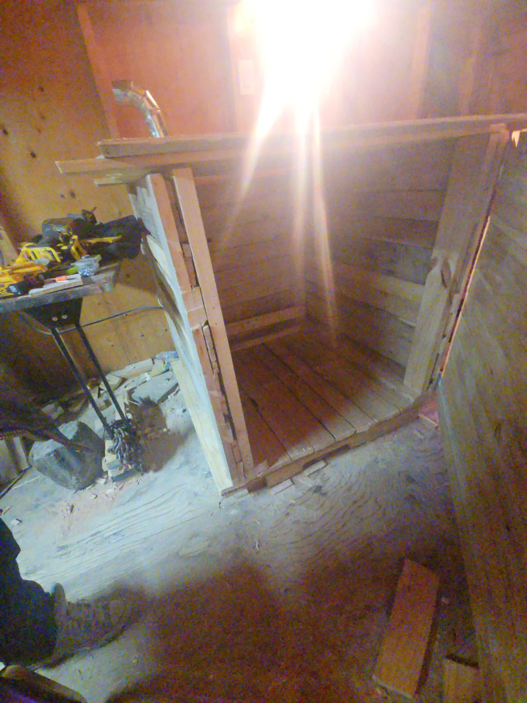 Custom built woodframe offset smoker - photo 3