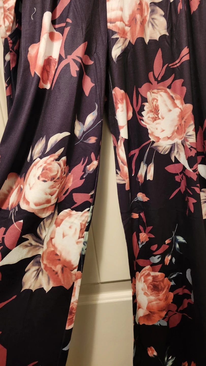 Floral Smocked Waist Wide Leg Pants - photo 2
