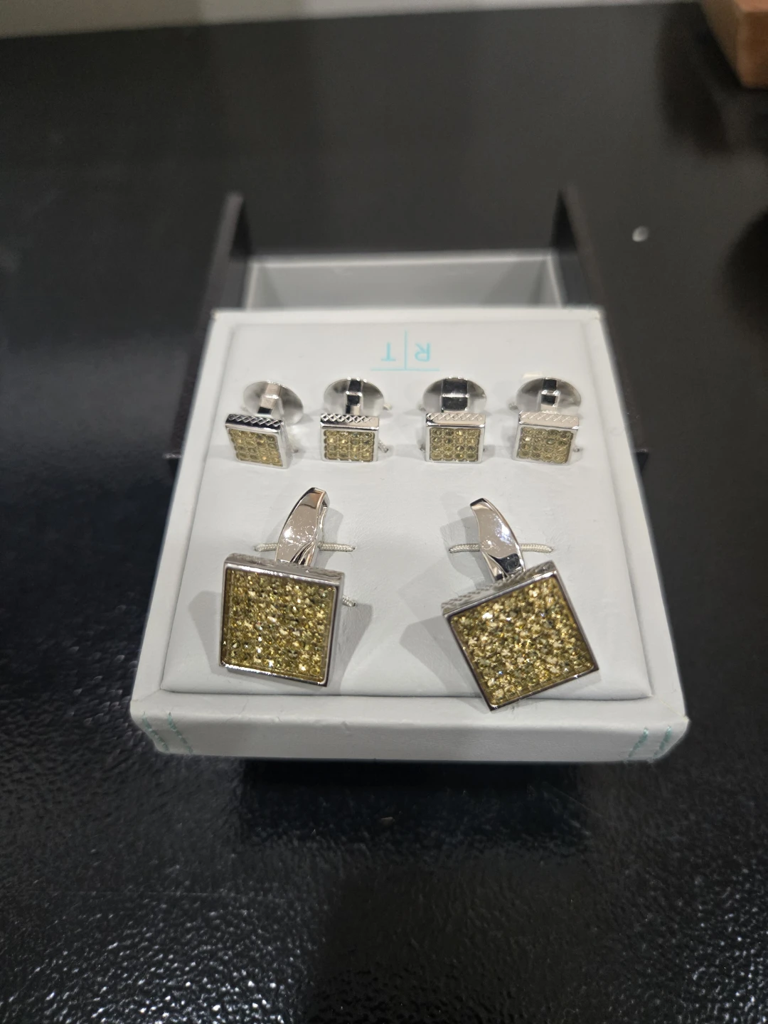 Tateossian London Cufflinks and Stud Set