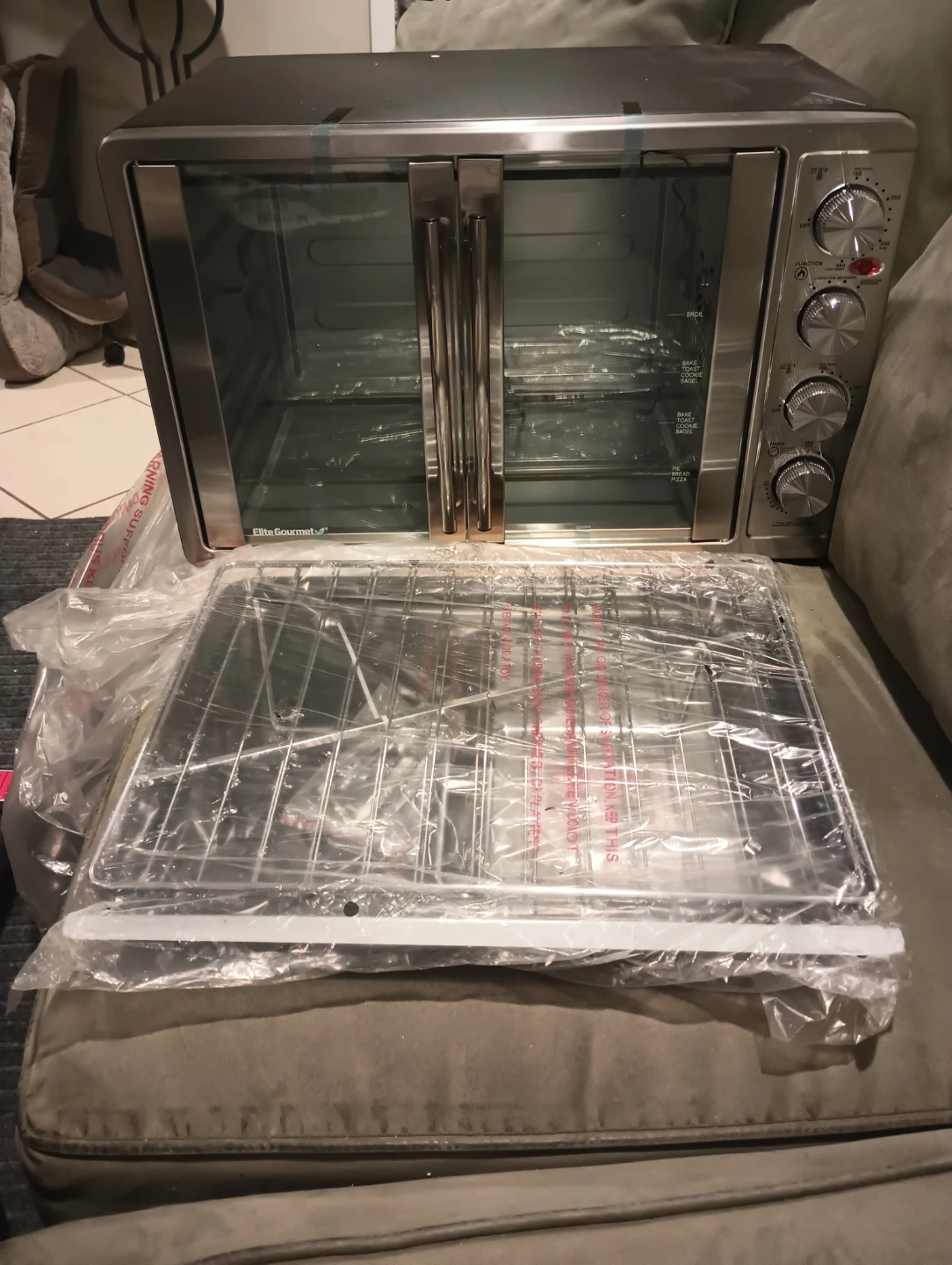 New Elite Gourmet Toaster Oven