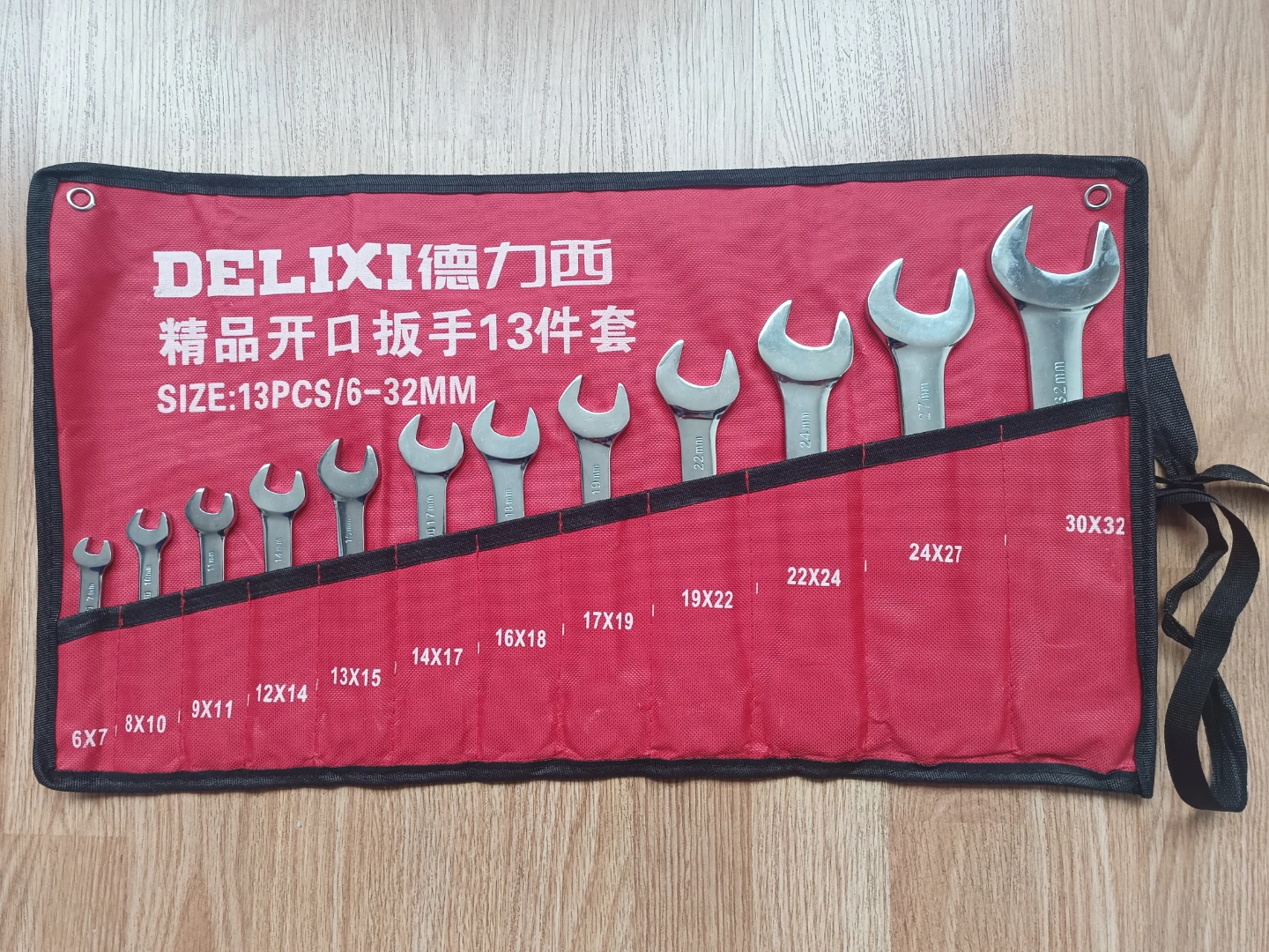 DELIXI 13PC Wrench Set (6-32mm)