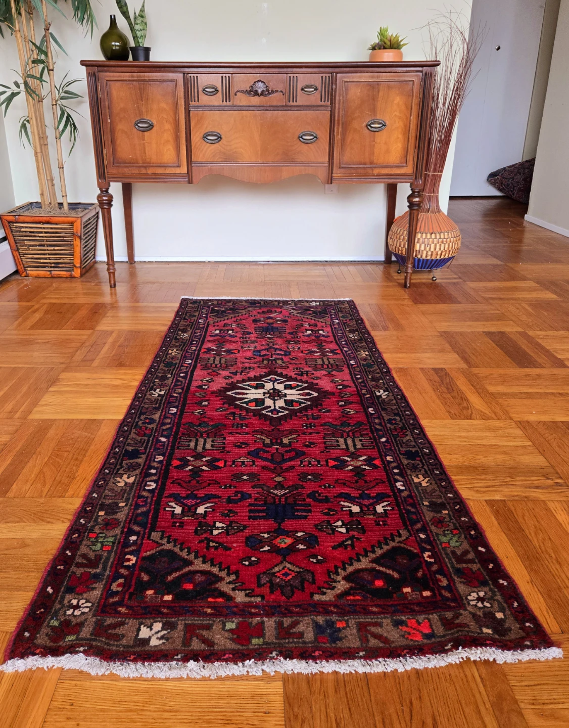 Hand Woven Persian Wool Carpet Area Runner Rug