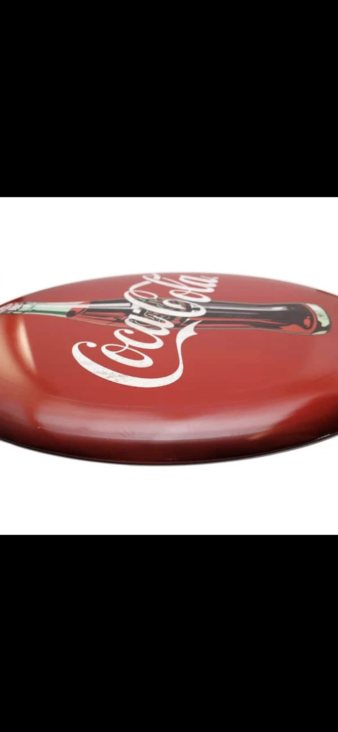 New Coca-Cola Round Metal button Sign - photo 2
