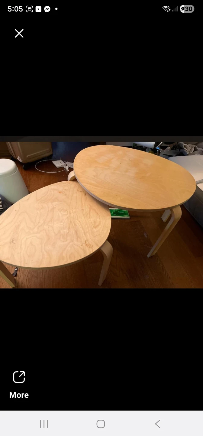 2 ikea side tables - photo 4