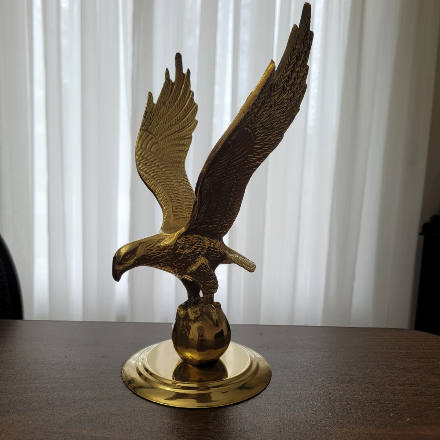 Brass Eagle Statue