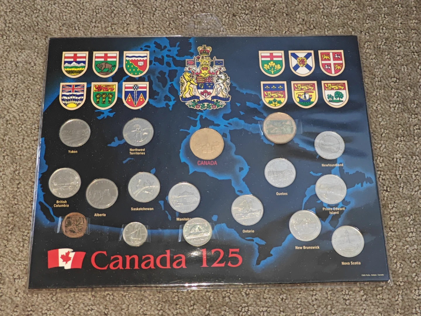 Canada 125th Anniversary Confederation Coin Set (17 Coins)