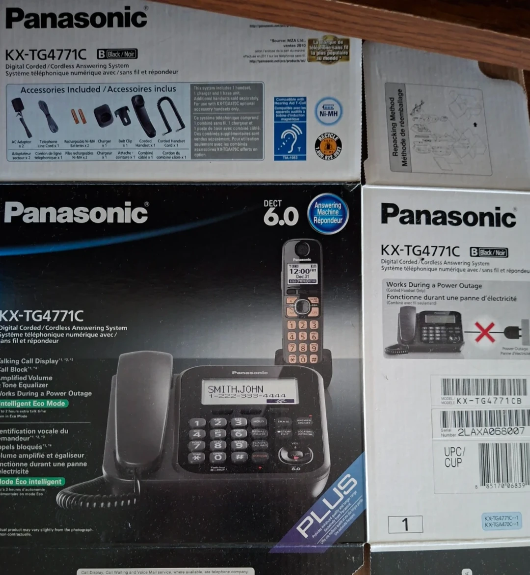 Panasonic KX-TG4771C Cordless Phone with Answering System - photo 4