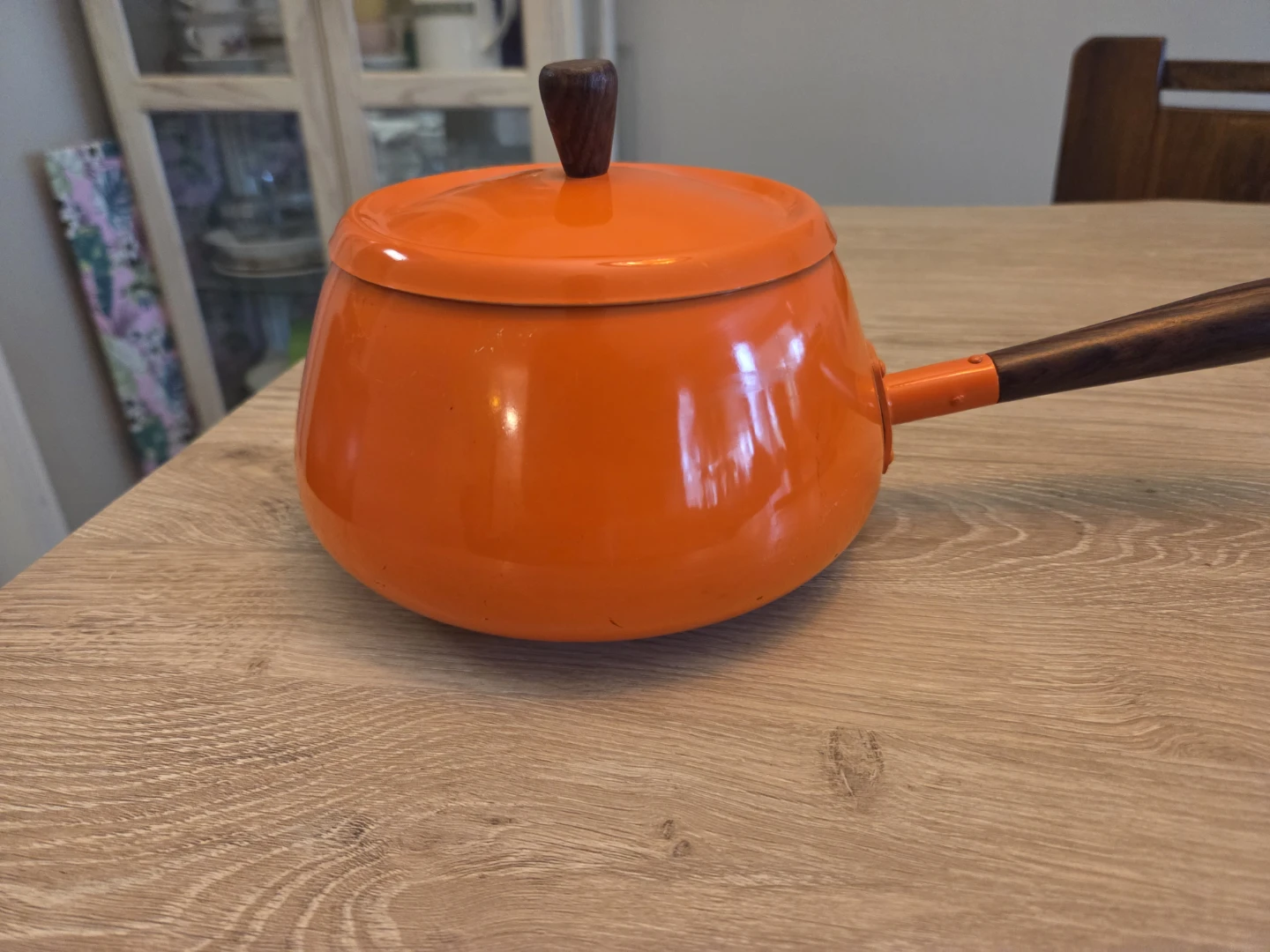 Orange Fondue Set with 6 Forks - photo 4