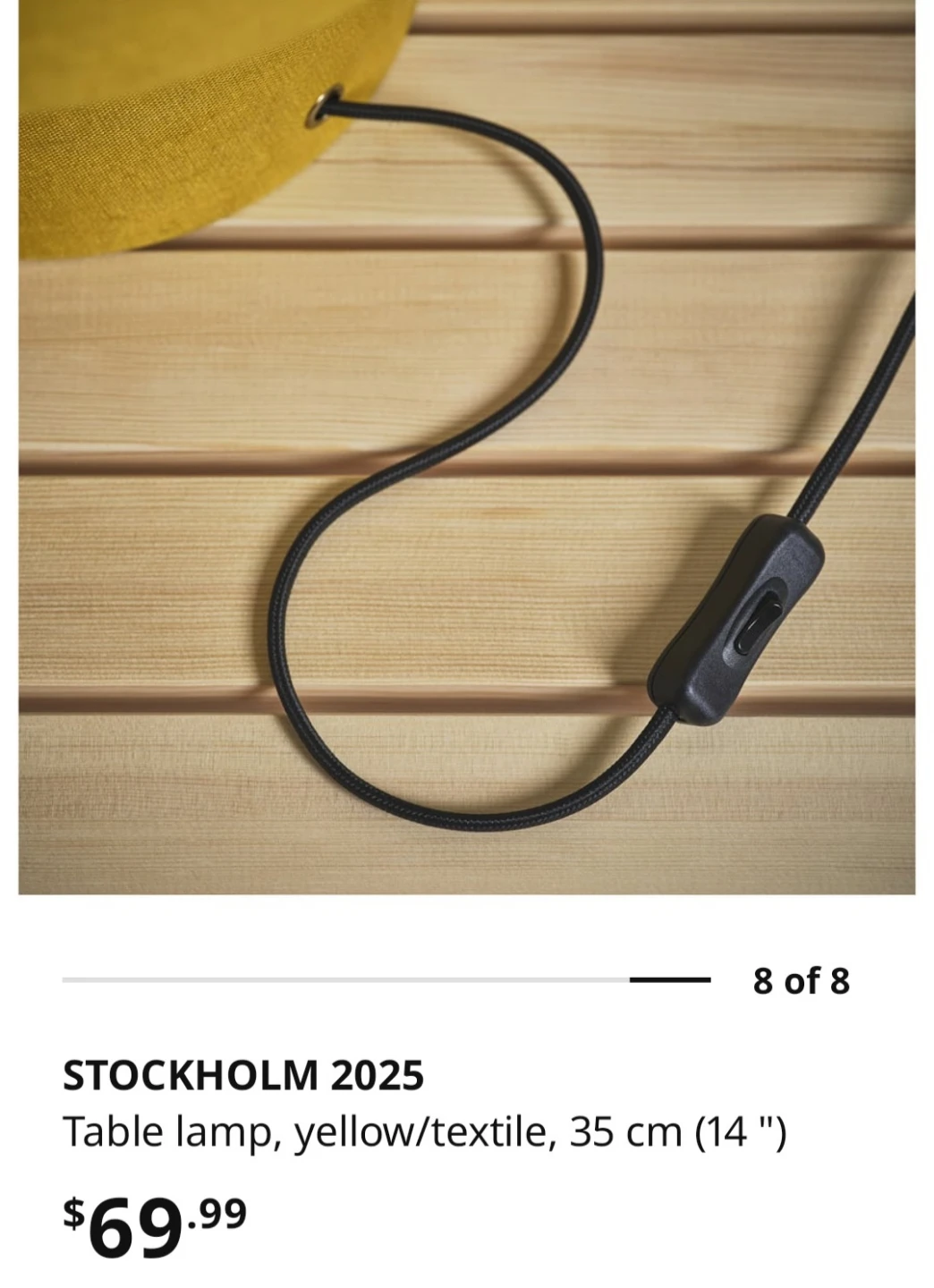 Ikea Stockholm Lamp - photo 3