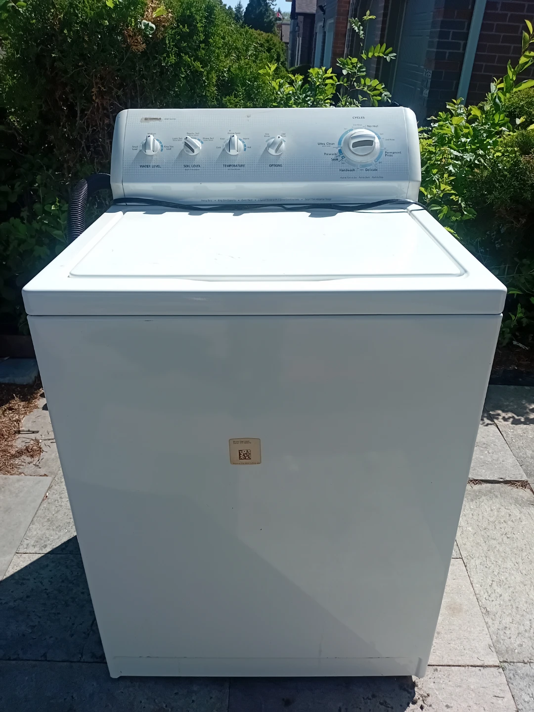 Kenmore 800 Series Top Load Washing Machine - photo 2