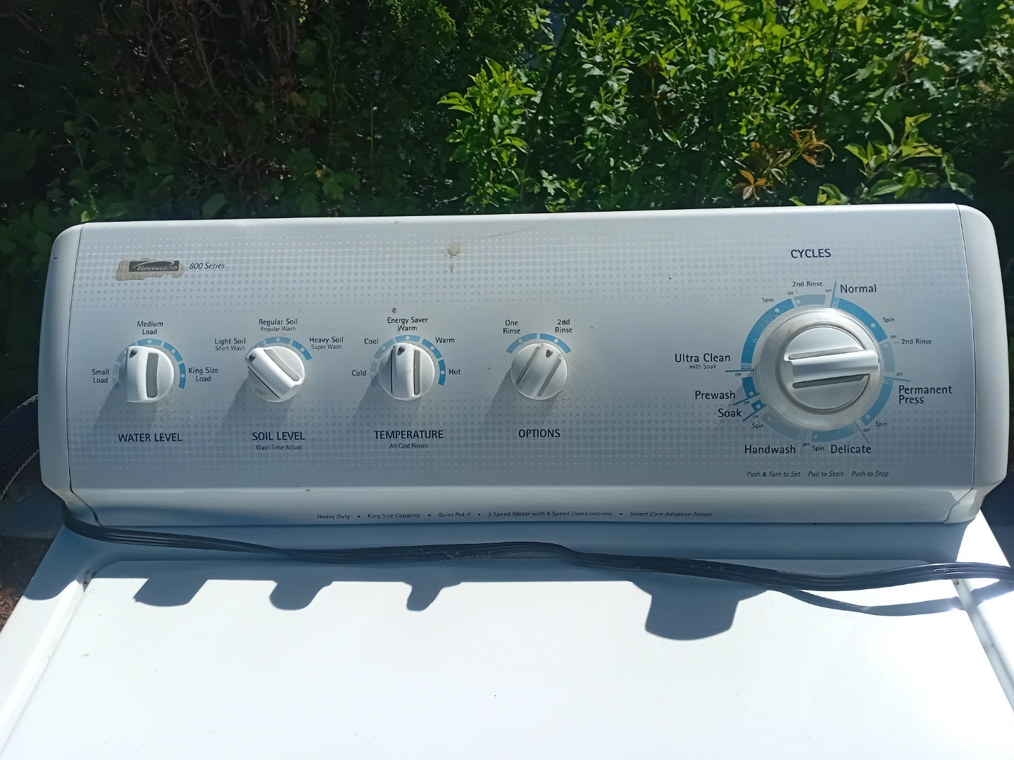 Kenmore 800 Series Top Load Washing Machine - photo 4