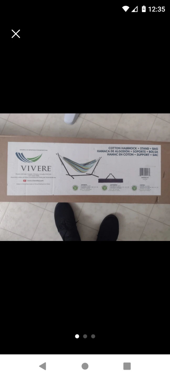Vivere Double Oasis Hammock with Stand (9 ft) - photo 2