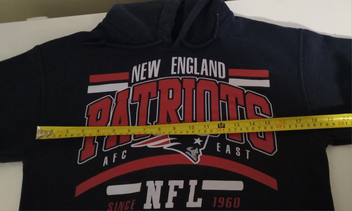 New England Patriots Navy Hoodie - Adult Size Small - photo 4