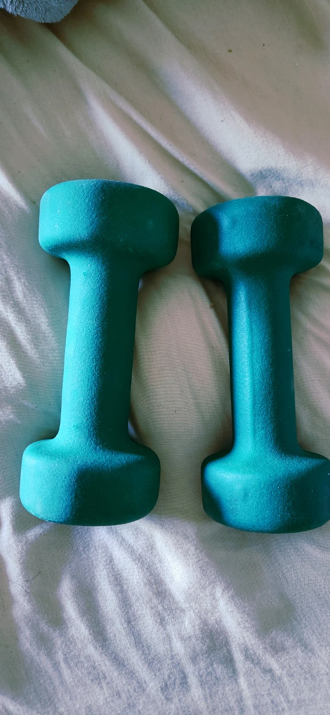 Teal Dumbbells - 5 lbs (Pair)