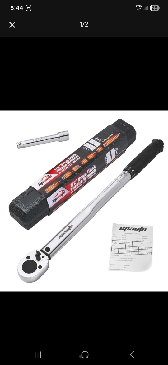 EPAuto 1/2 Drive Click Torque Wrench