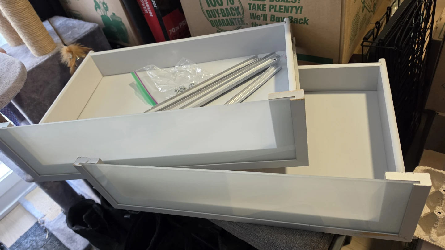 2 x IKEA INREDA Drawer Fronts and Runners