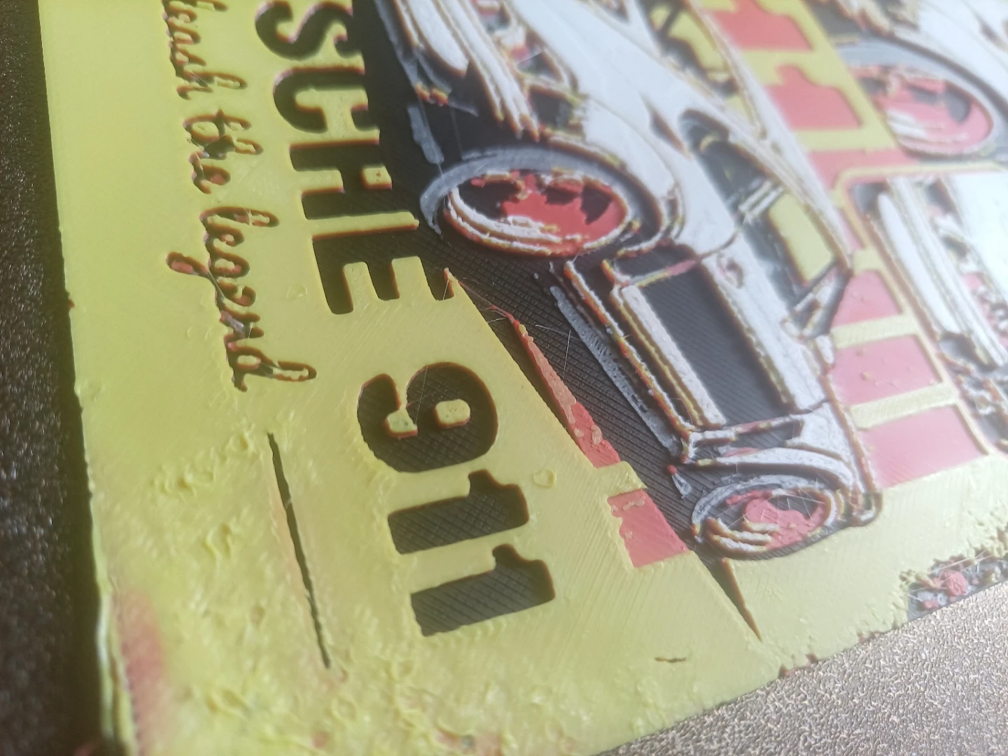 Porsche 911 Metal Sign look, made locally in gastown - photo 3