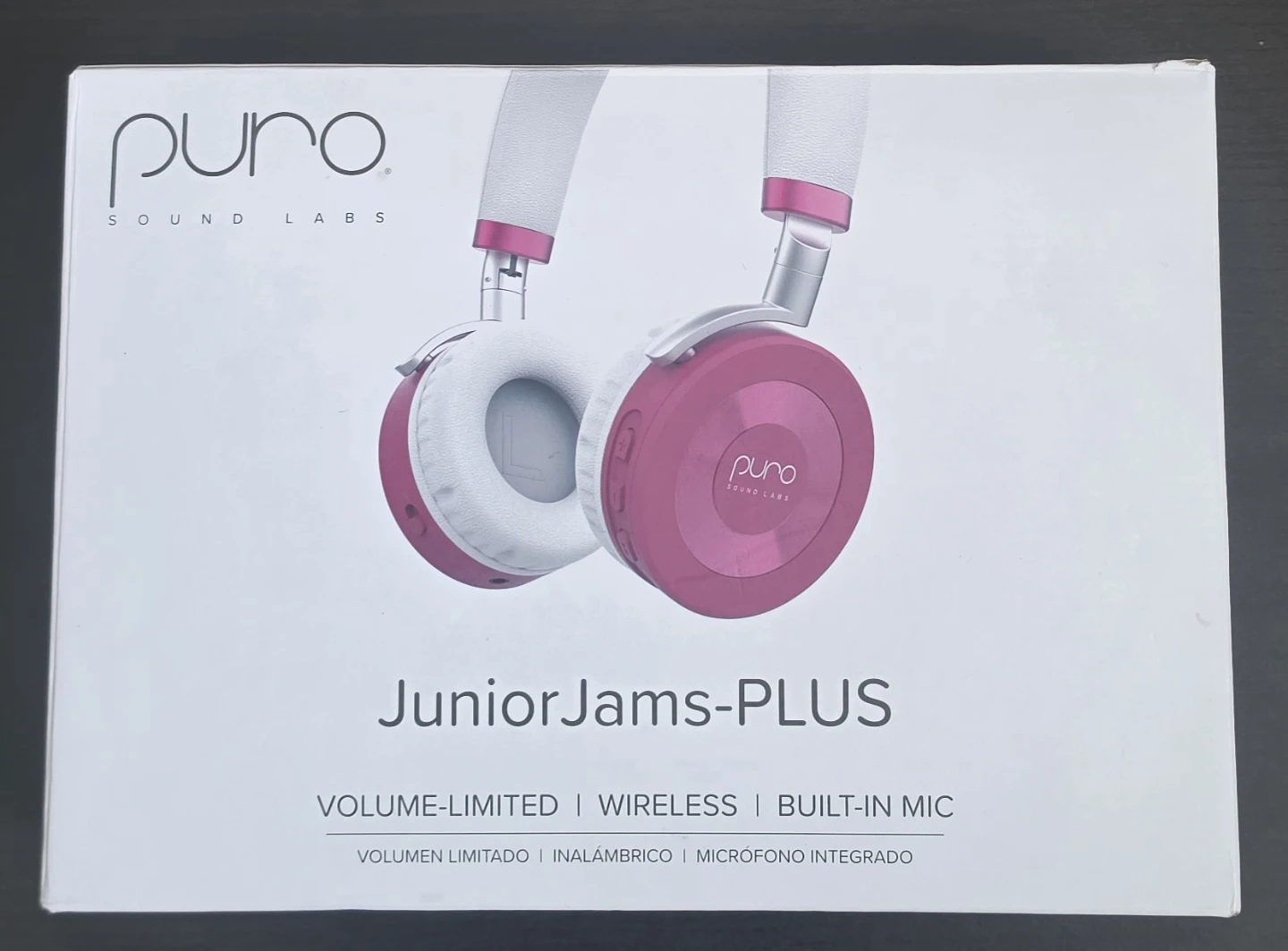 Puro Sound Labs JuniorJams-PLUS Wireless Headphones - Pink - photo 3