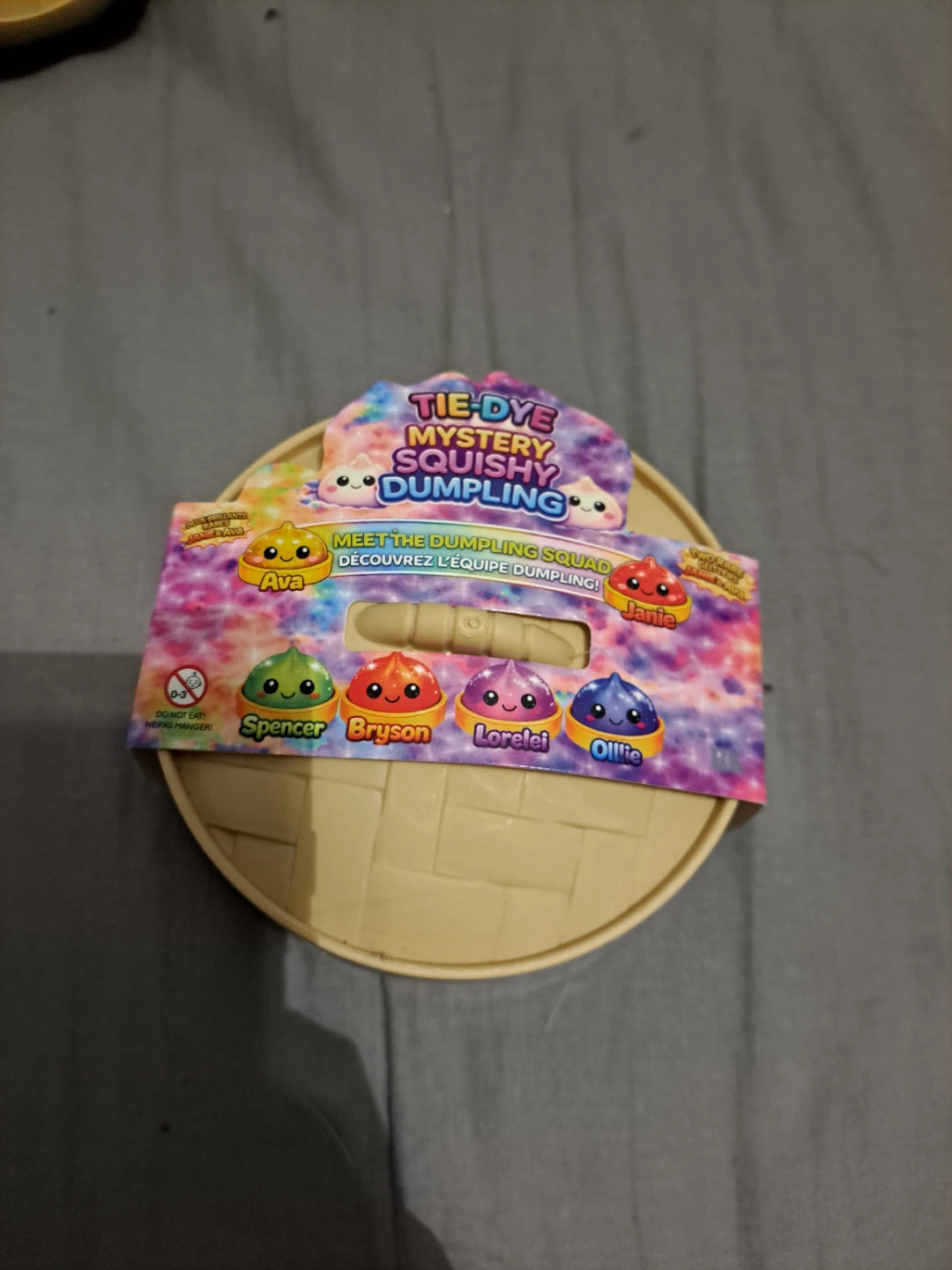 Tie-Dye & Glow in the Dark Mystery Squishy Dumpling Toys (2pk) - photo 4