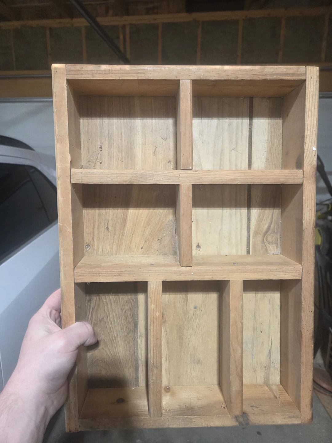 Wooden Compartment Organizer