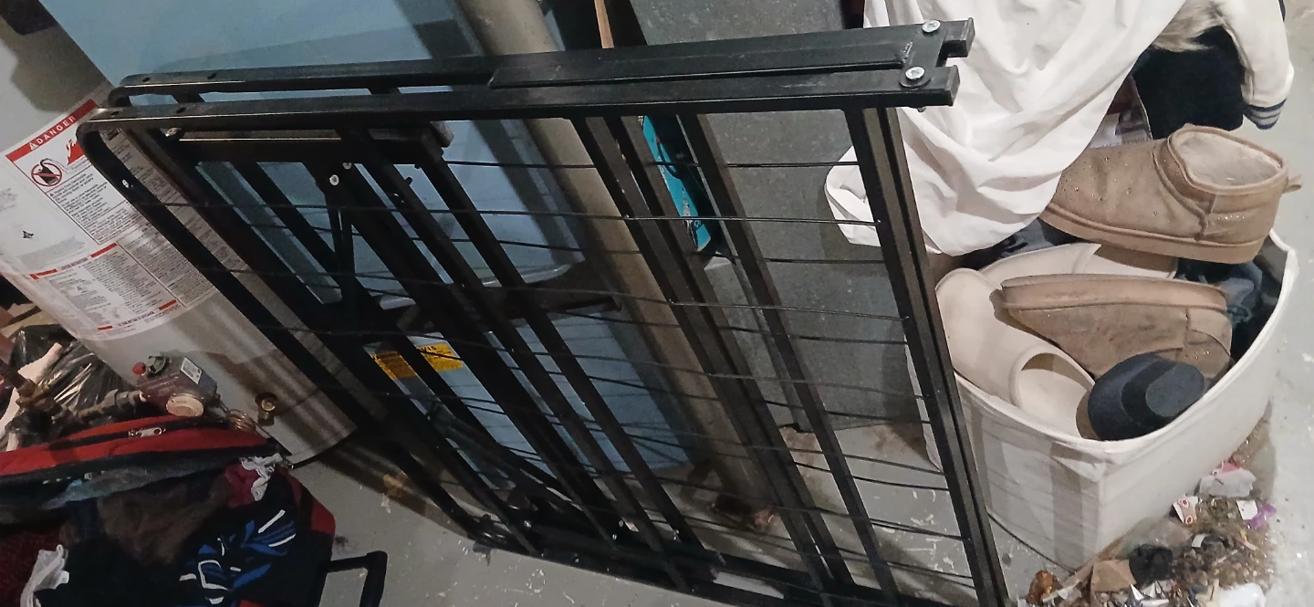 Black single Metal Bed Frame