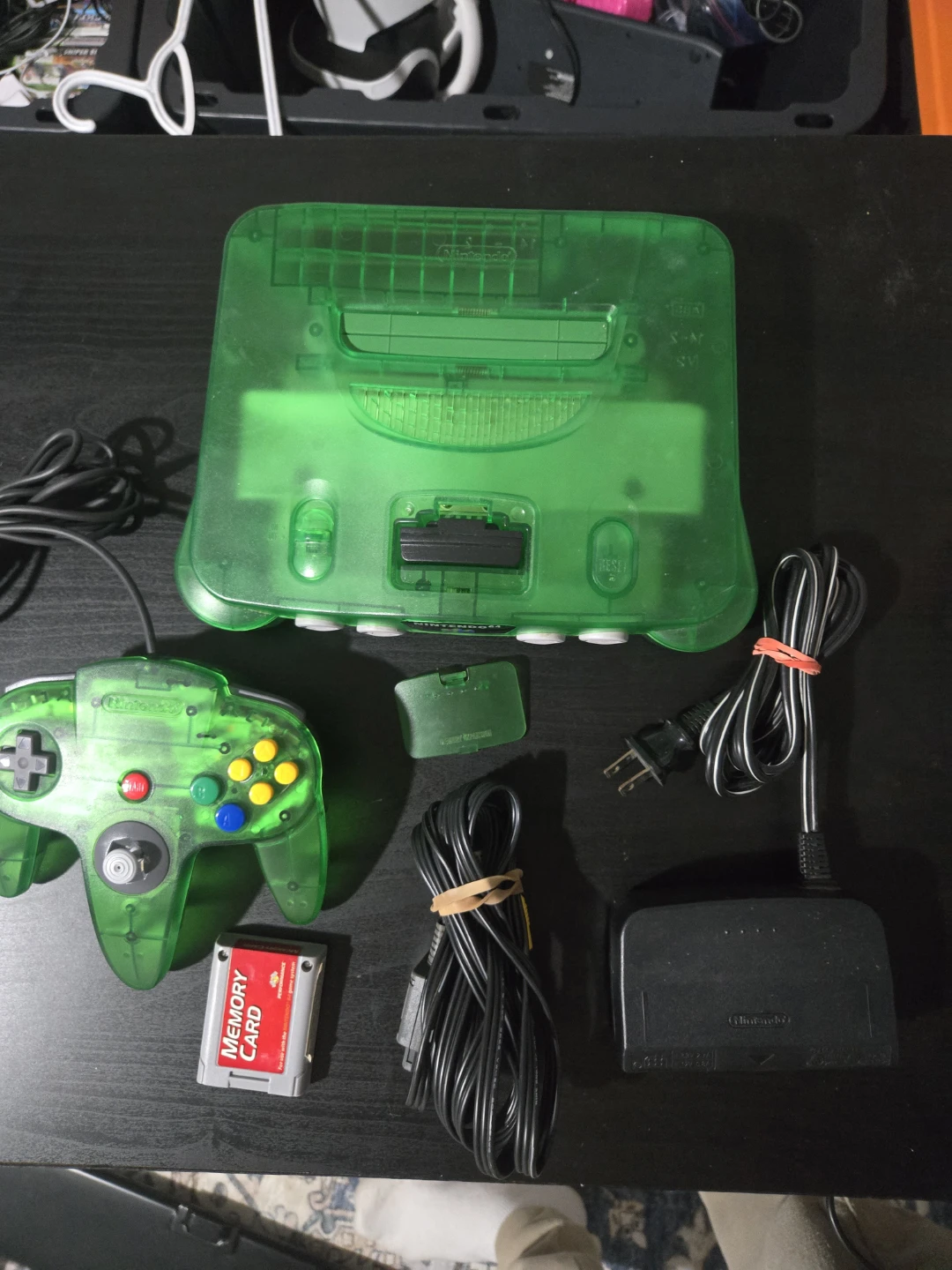 Nintendo 64 Transparent Green Console Bundle - photo 3