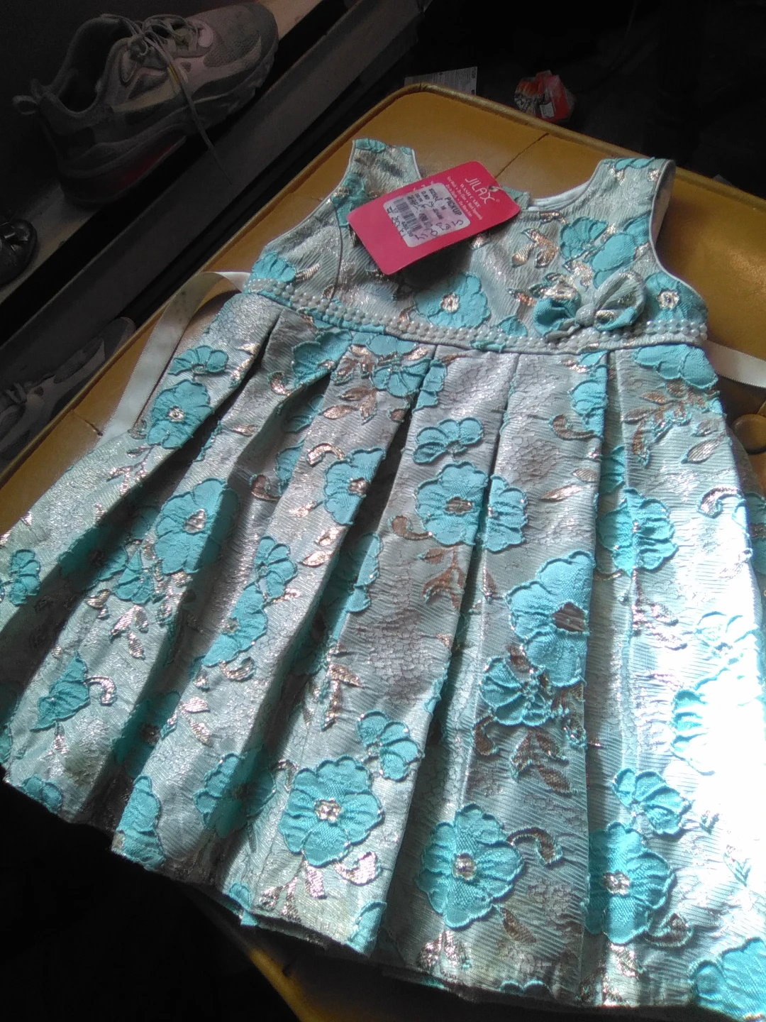 Jilax Baby Girl Dress Blue Floral