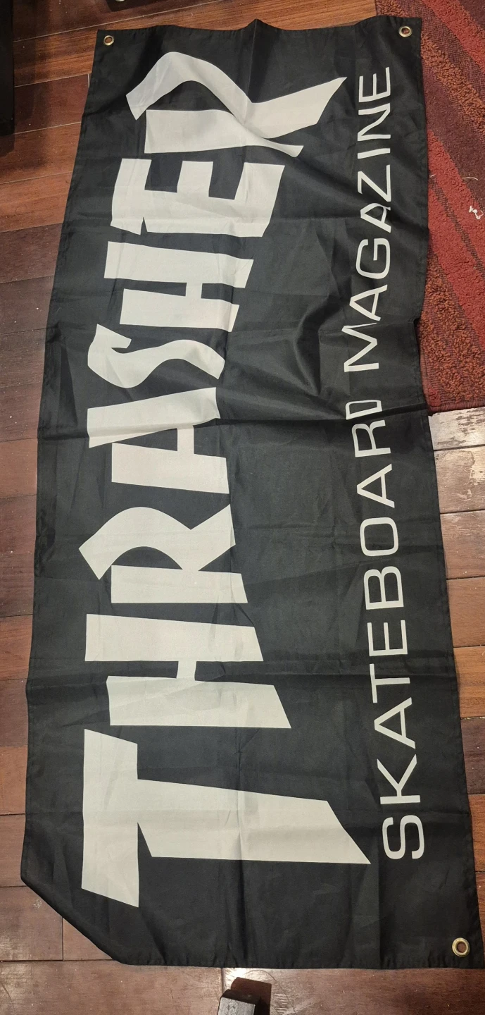 Thrasher Magazine Skateboard Banner Flag