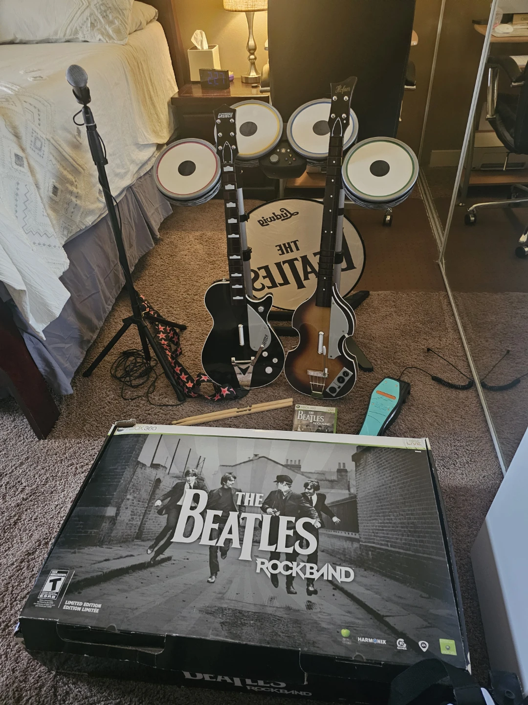 Xbox 360 Beatles Rockband Set