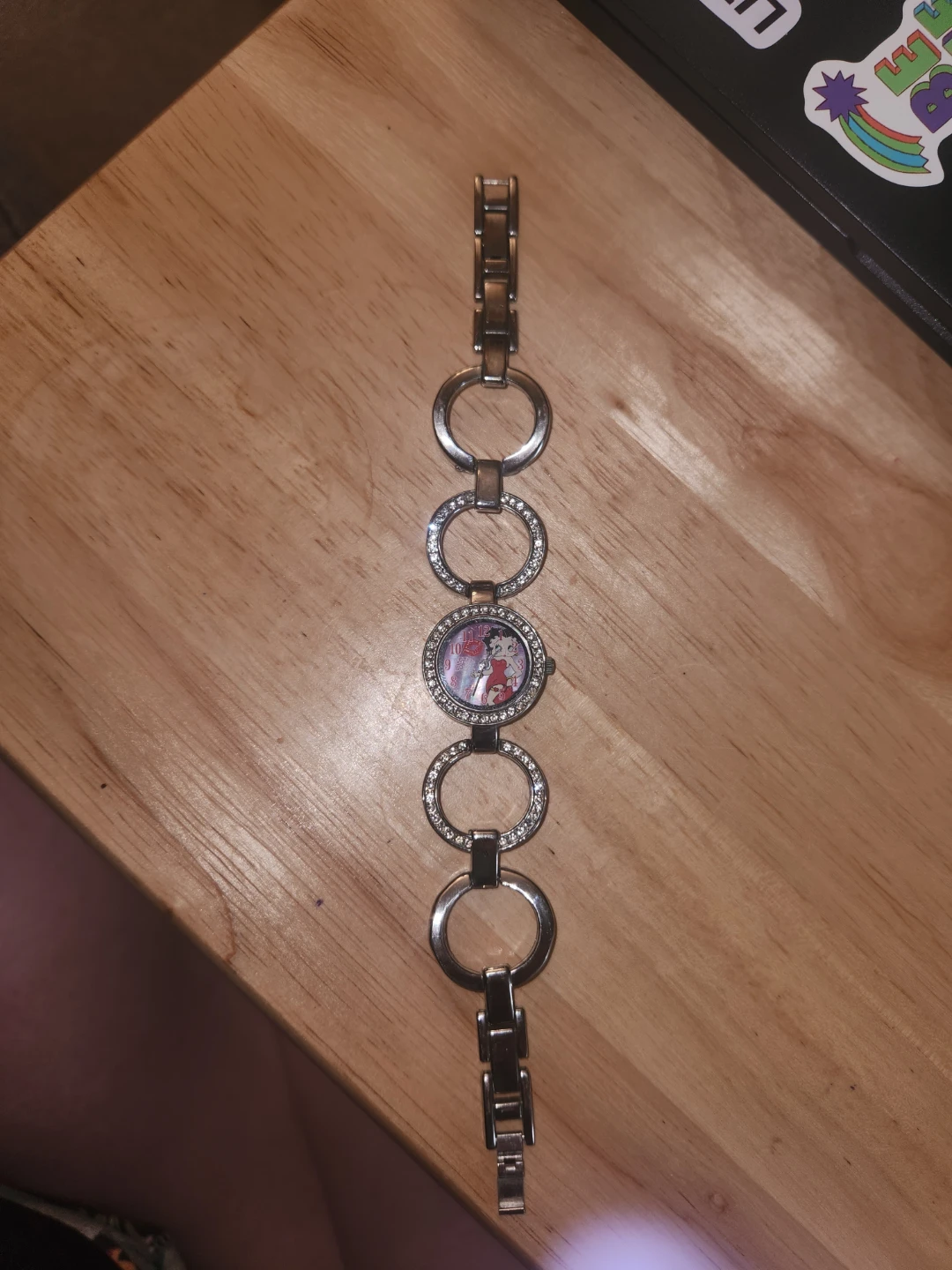 Betty Boop Women's Watch with Rhinestone Bezel - photo 2