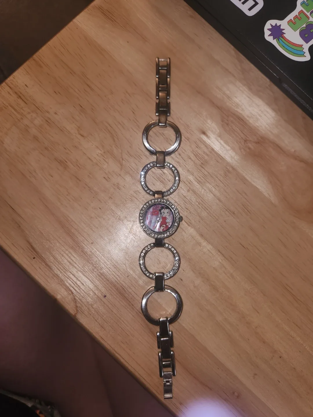 Betty Boop Women's Watch with Rhinestone Bezel - photo 2