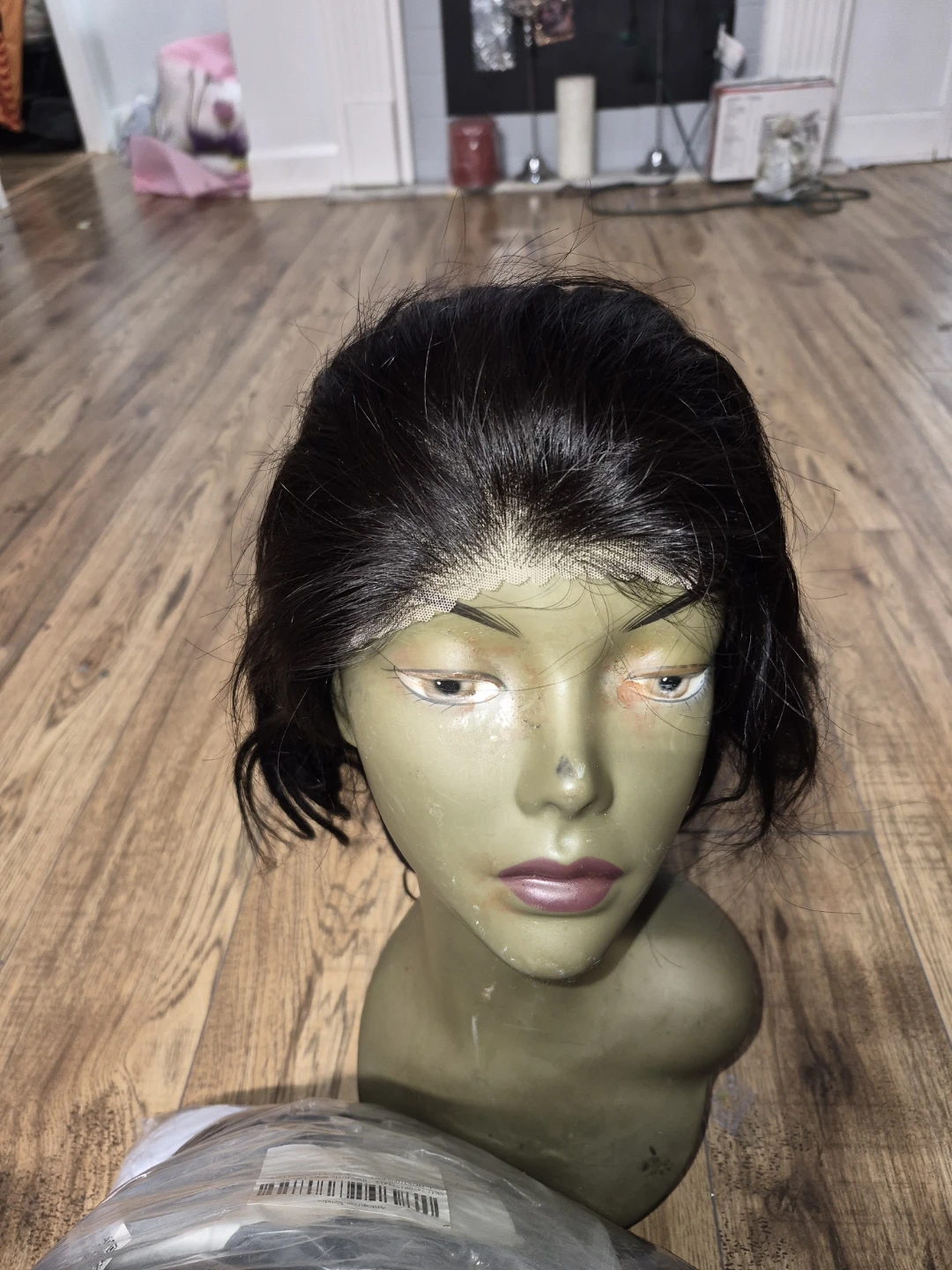 Black Short Curly Wig
