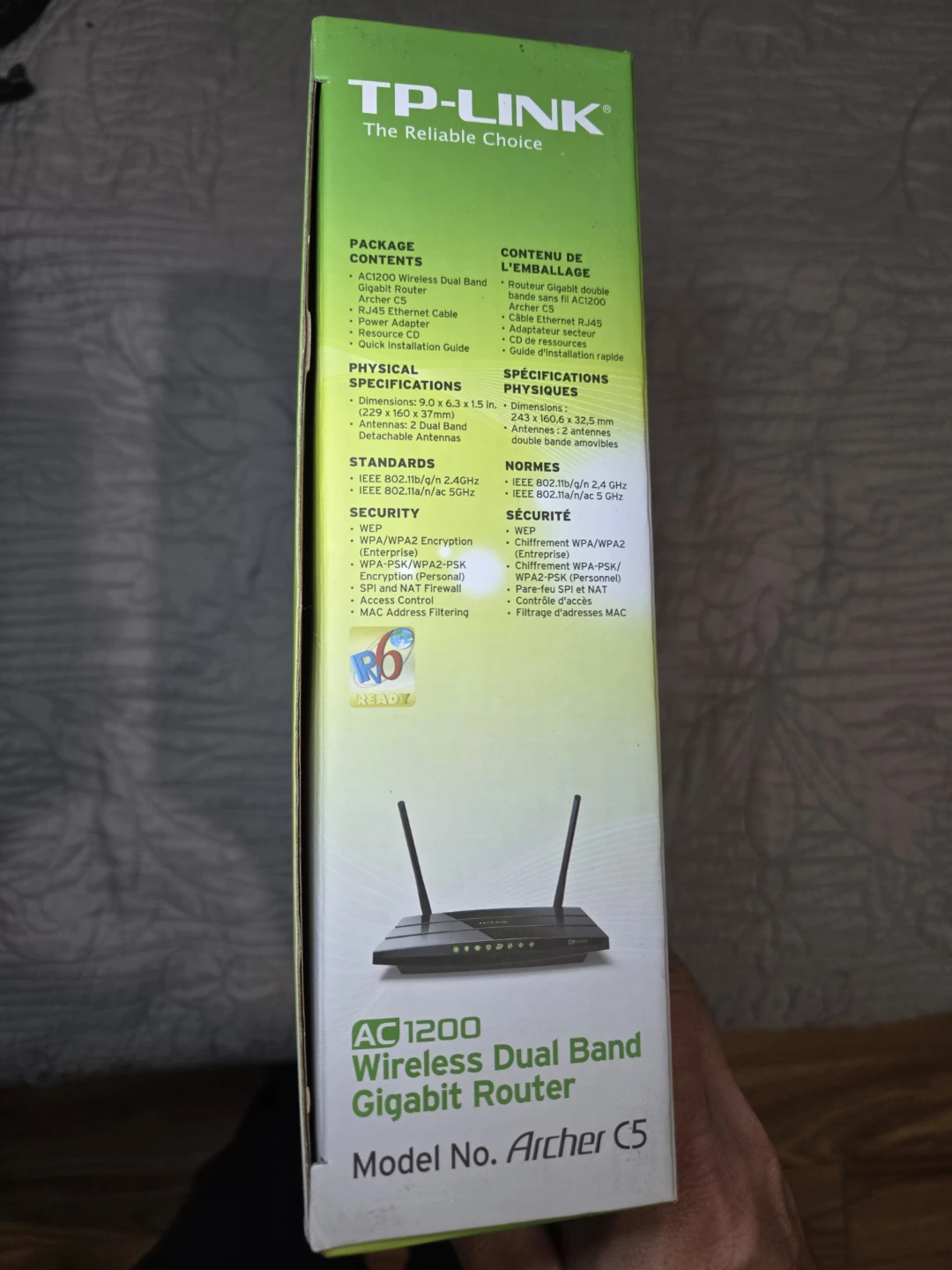 TP-Link AC1200 Wireless Dual Band Gigabit Router - Archer C5 - photo 3