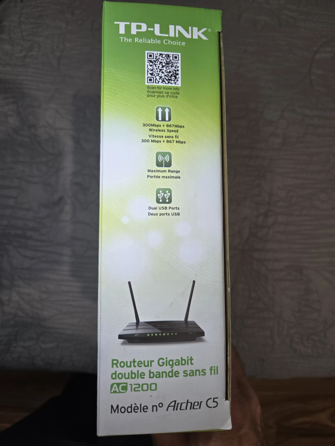 TP-Link AC1200 Wireless Dual Band Gigabit Router - Archer C5 - photo 4