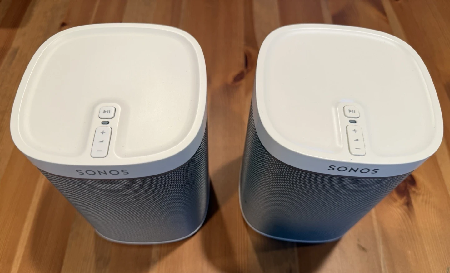 Pair of White Sonos Speakers