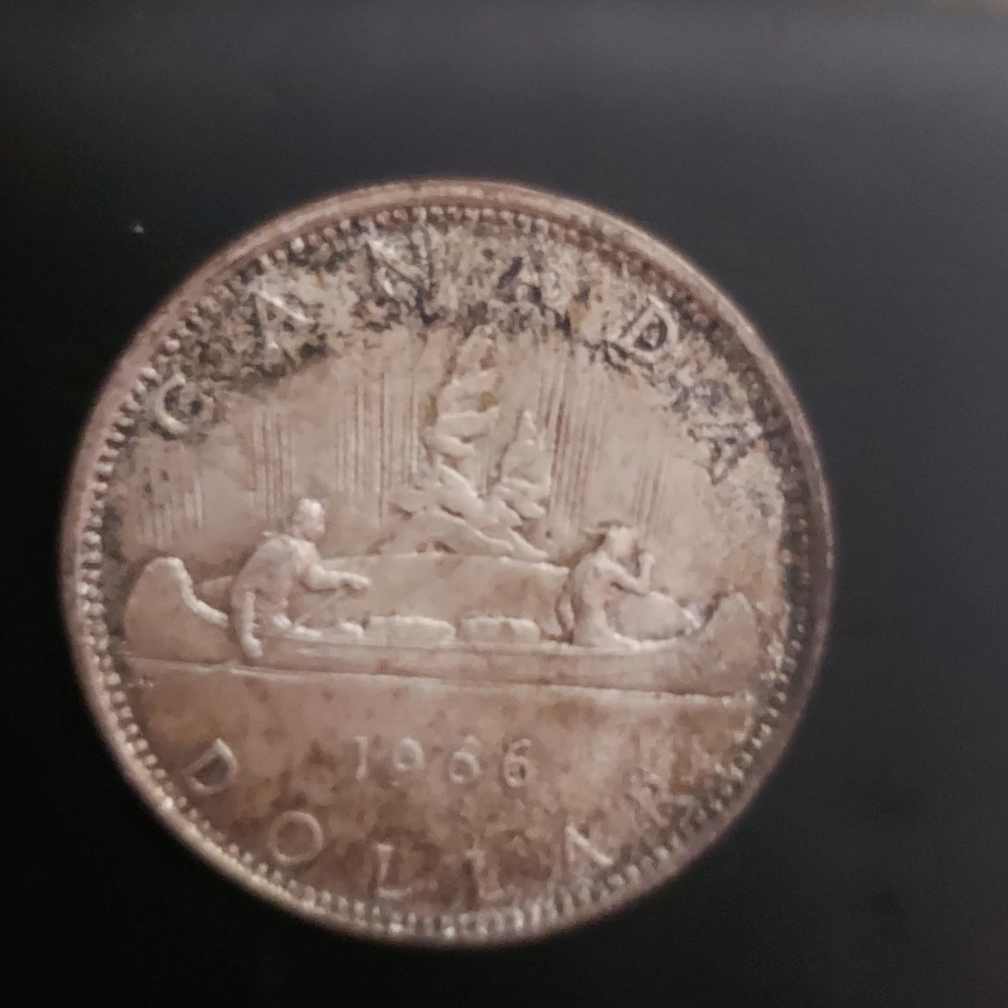 1966 Canadian Silver Dollar Coin