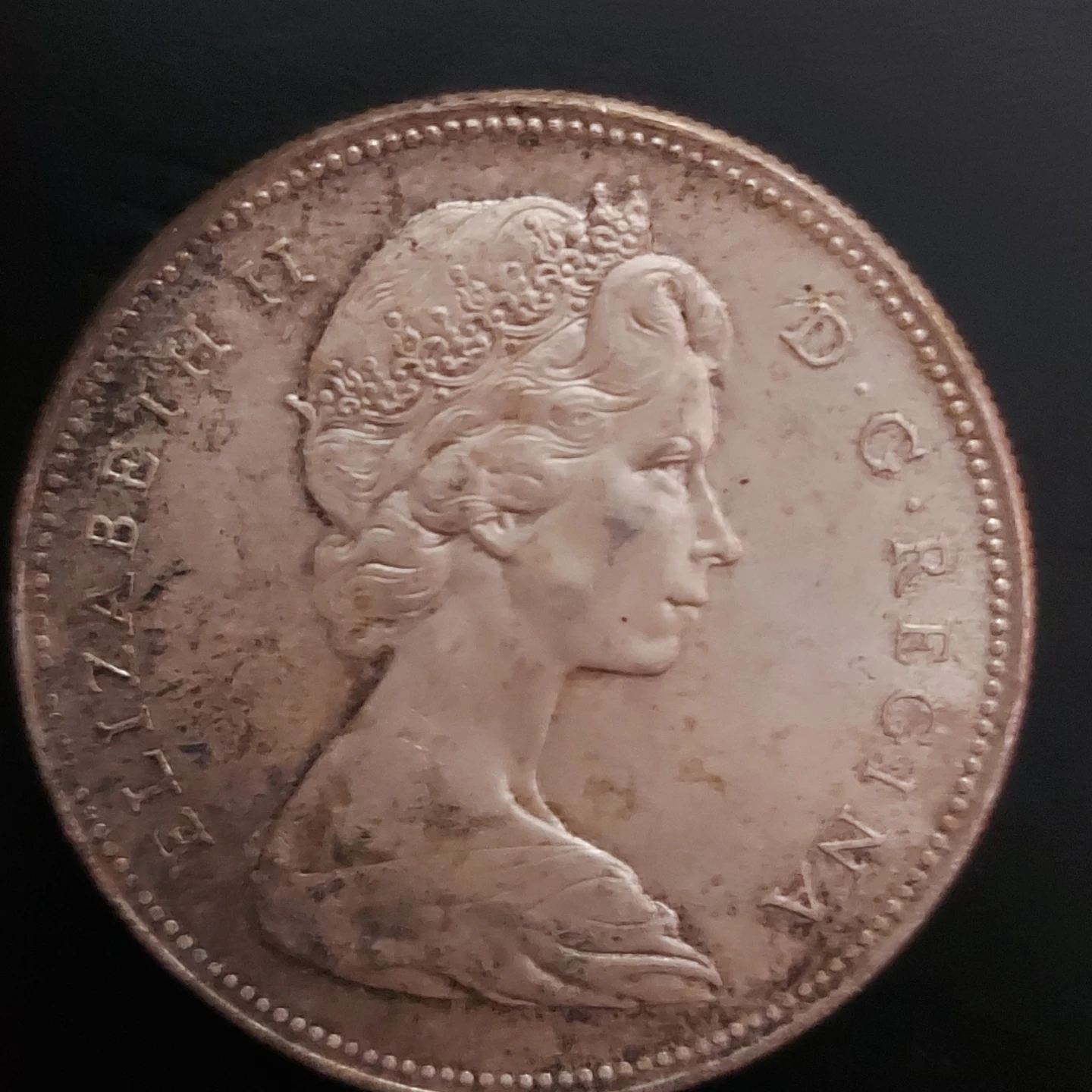 1966 Canadian Silver Dollar Coin - photo 2