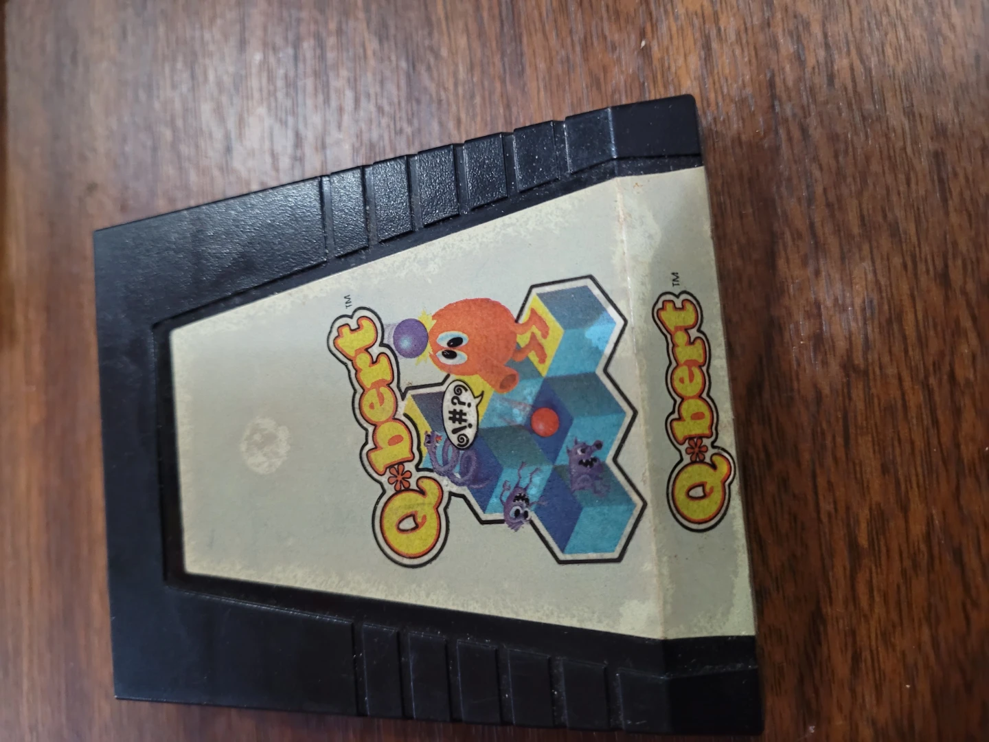 Q*bert Video Game Cartridge