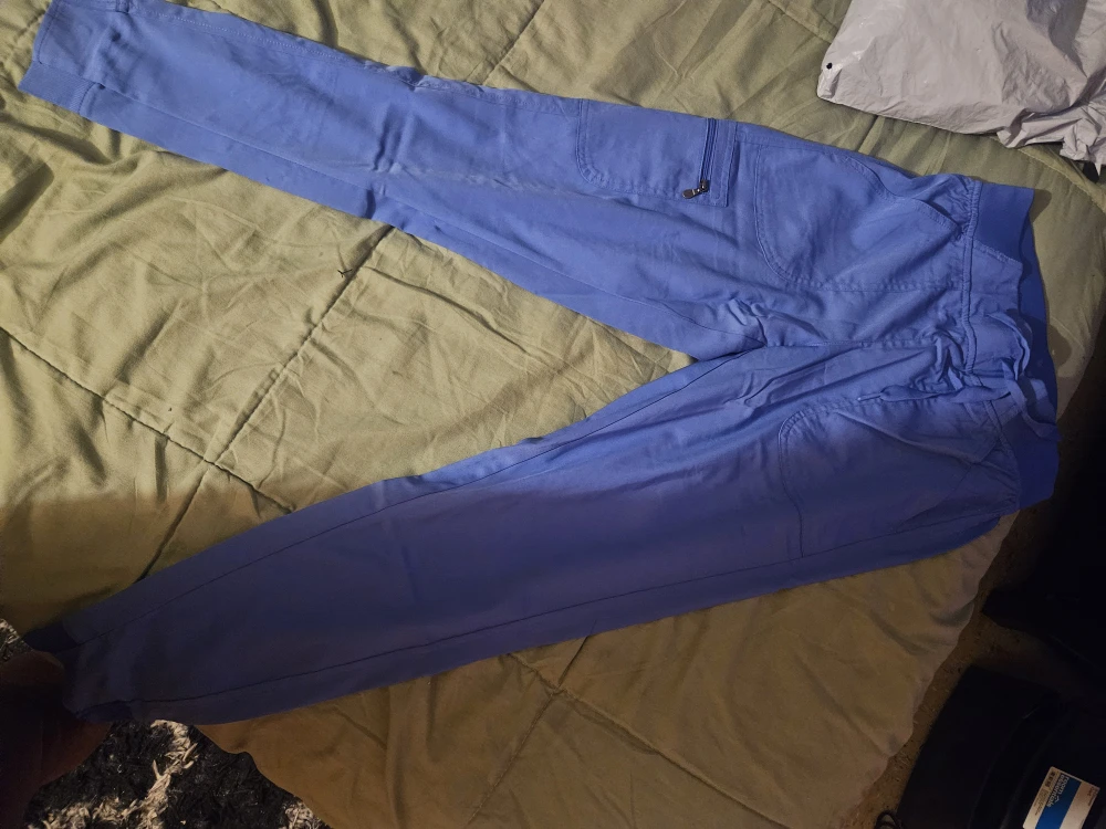 ADAR Pro Scrub Top and Pants Set - XS - Blue - photo 4