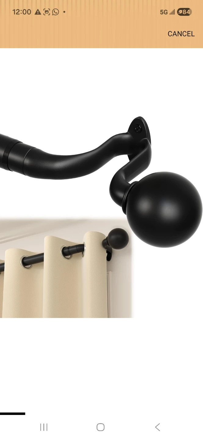 Portable Blackout Curtain Rod - photo 2
