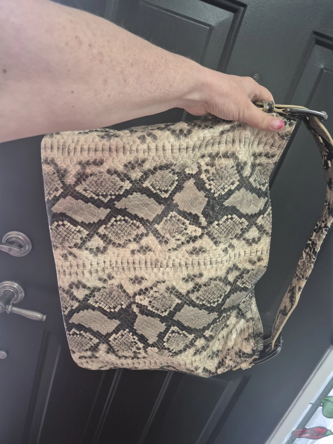 Steve Madden Snakeskin Shoulder Bag - photo 3