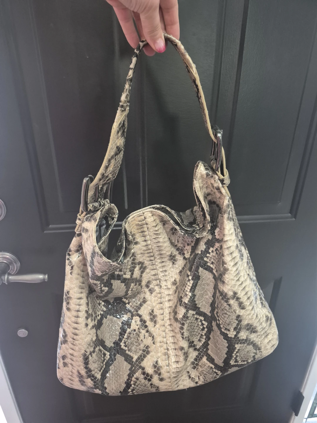 Steve Madden Snakeskin Shoulder Bag - photo 2