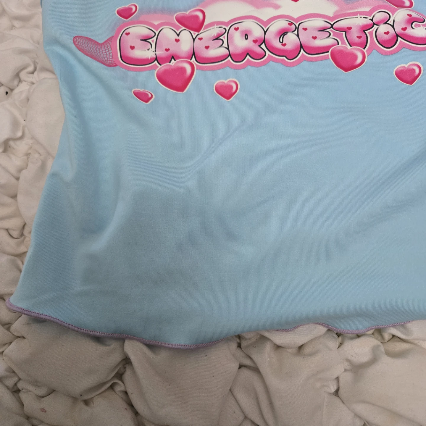 Light Blue "Energetic" One Shoulder Top - photo 4
