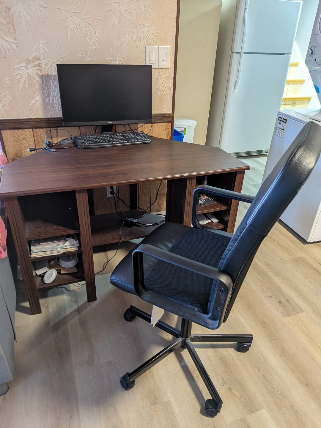 Office table and chair