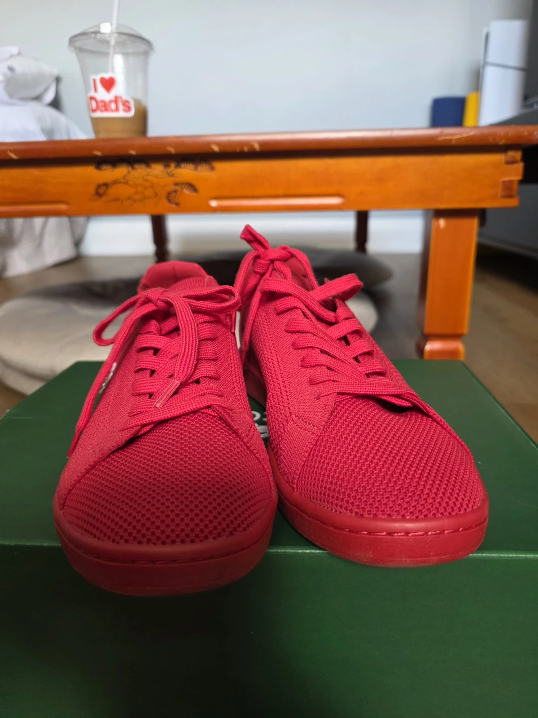 Lacoste Red Knit Sneakers - photo 3