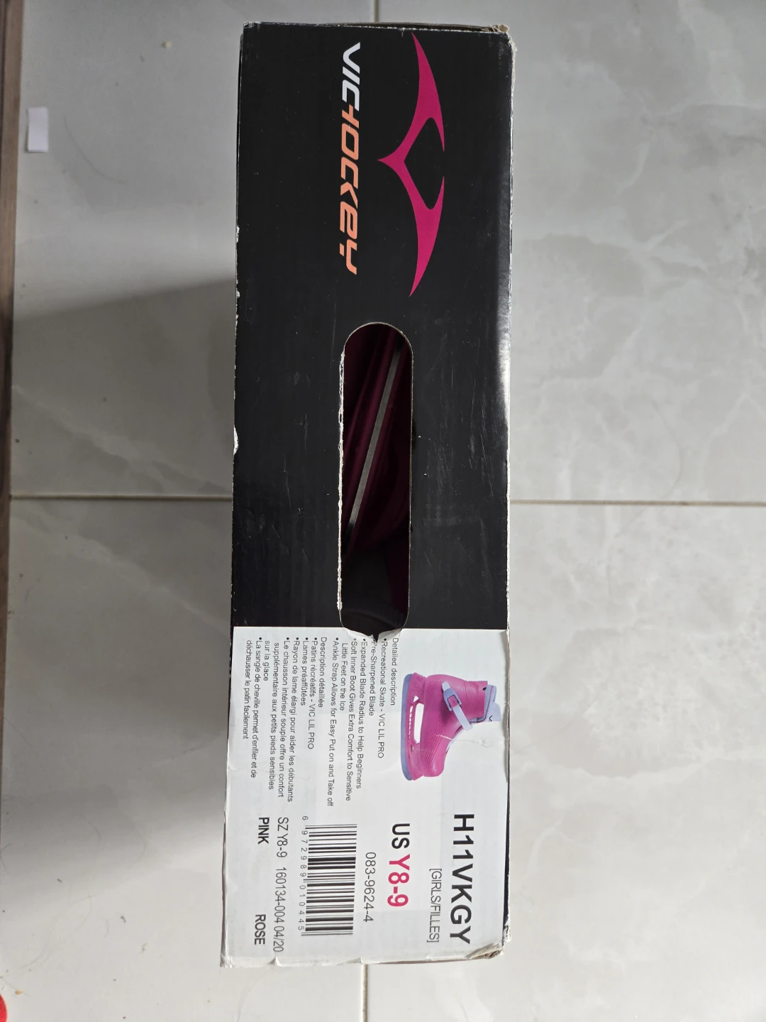 Vick Hockey Skates Size 8/9 Pink - photo 5