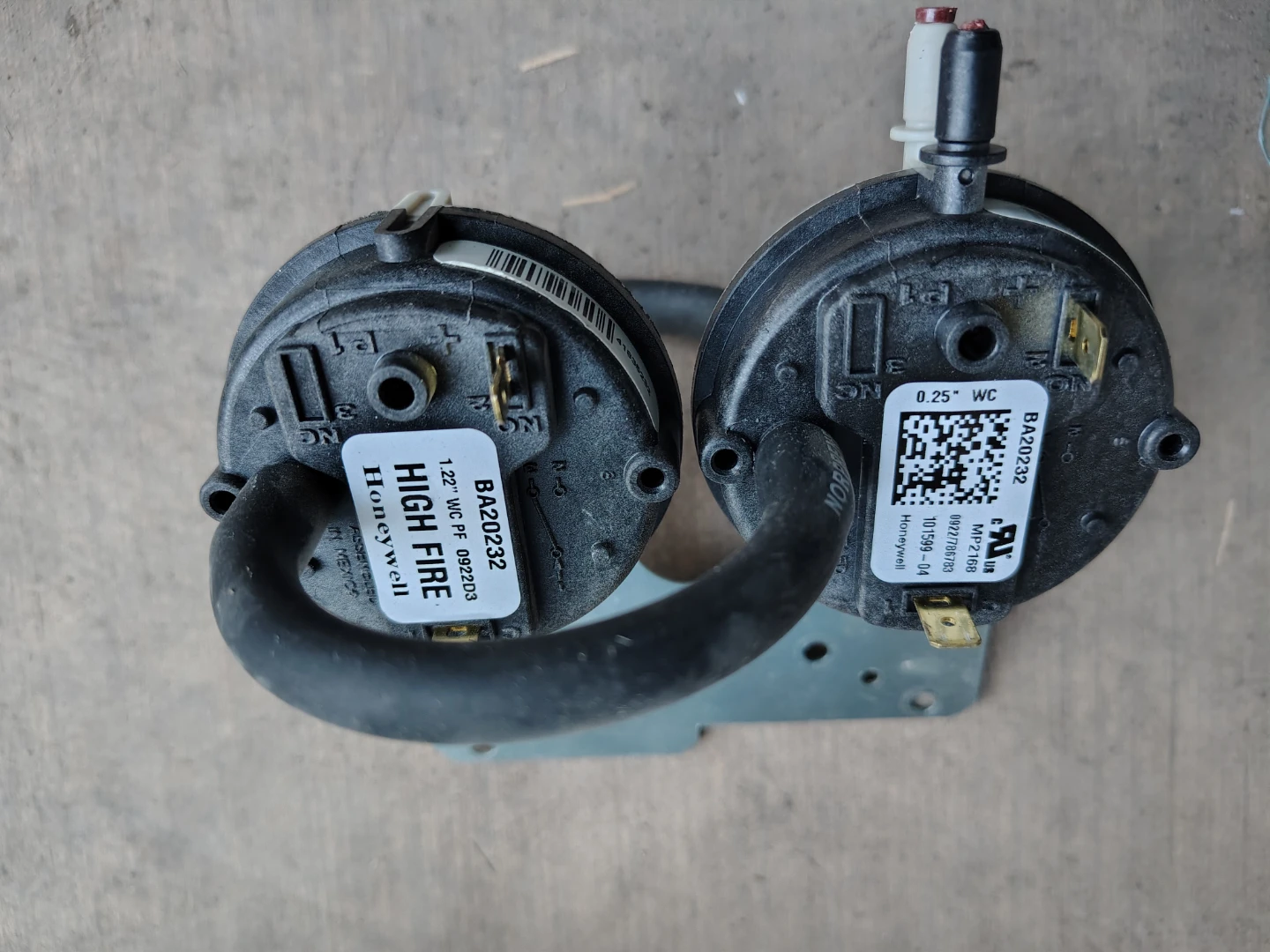 Furnace - High Fire Pressure Switch BA20232
