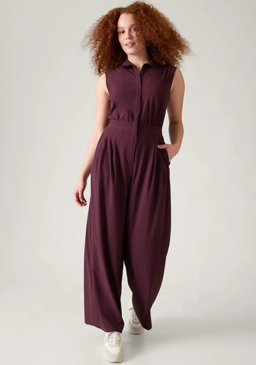 ATHLETA Brooklyn Heights Wide Leg Jumpsuit