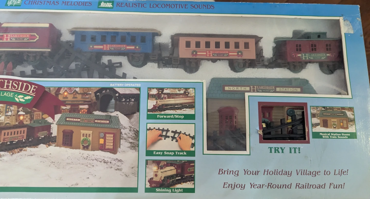 Vintage Hearthside Village Christmas Train Set #173 - photo 2